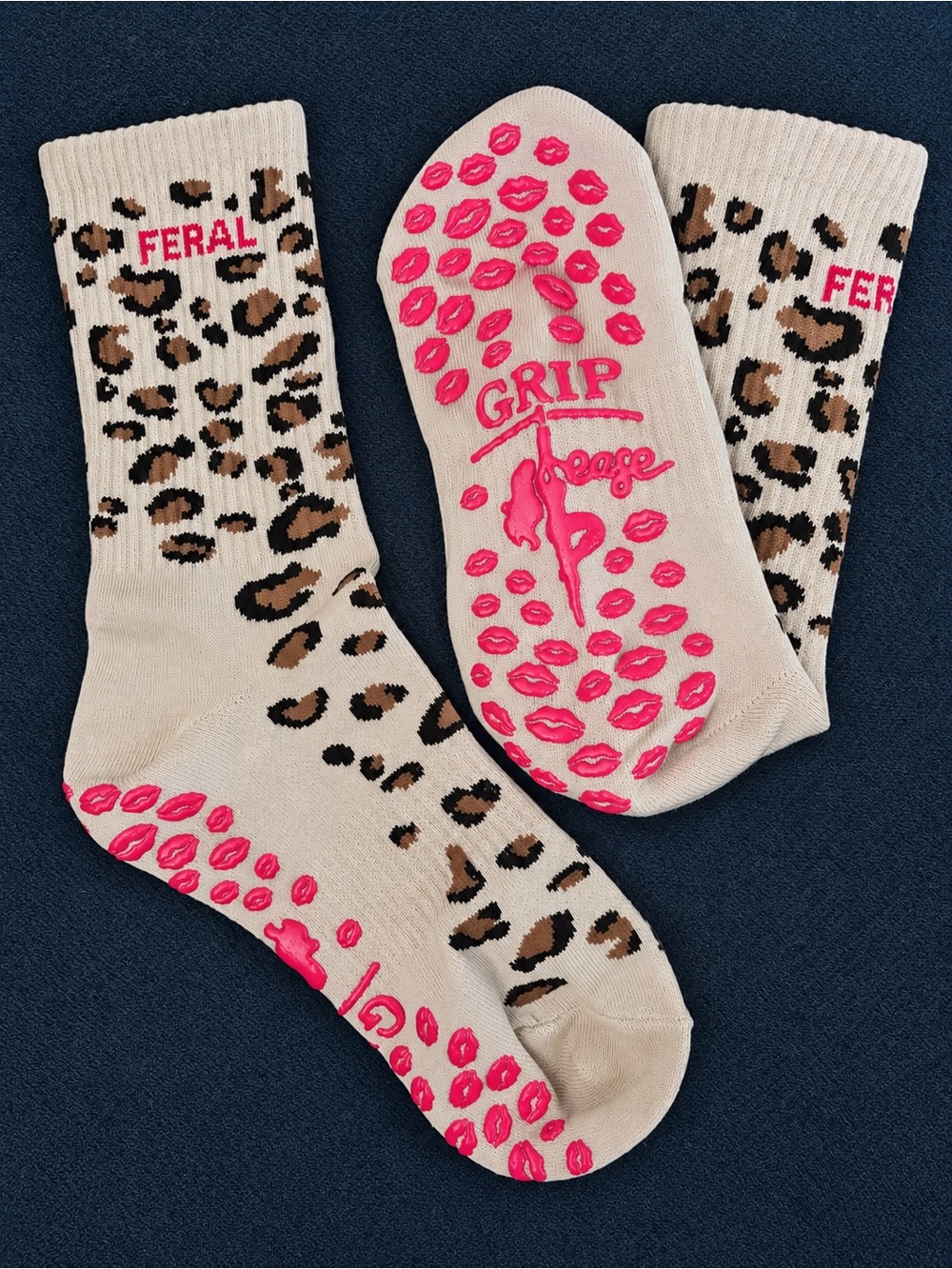 🐆 FERAL Grip Socks ❤️‍🔥